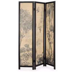 Il paravento "Namika", con le sue dimensioni di 120x180H cm, si presenta come un elemento d'arredo versatile e raffinato, in ...