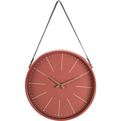 Bizzotto - Orologio da parete 'Timely' in acciaio a batteria h 40x6x66 cm -Blu