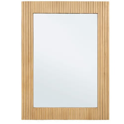 Specchio con cornice "Charley" in paulownia h 60a - 1,8b - 80 cm