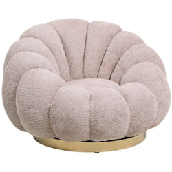 Bizzotto - Poltrona 'Florel' per interno, Struttura In Compensato 86 x 62 x 72h cm -Bianco