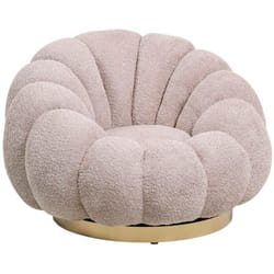 Bizzotto - Poltrona 'Florel' per interno, Struttura In Compensato 86 x 62 x 72h cm -Naturale