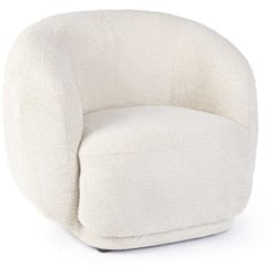 Bizzotto - Poltrona 'Tecla' per interno, Struttura In Compensato 93 x 87 x 73h cm -Bianco