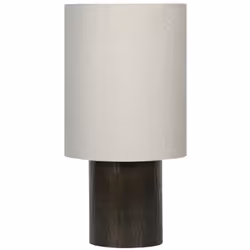 Lampada da tavolo "Bihar" in metallo e cotone h 41 cml La lampada da tavolo "Bihar" è un'elegante aggiunta al tuo spazio, con ...