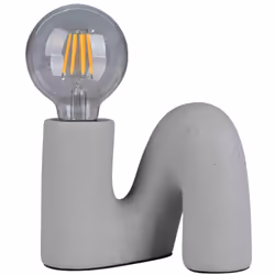 Lampada da tavolo "Jael Irr" in ceramica h 12,5 cm La lampada da tavolo "Jael Irr" è un'opzione elegante per illuminare il tu ...