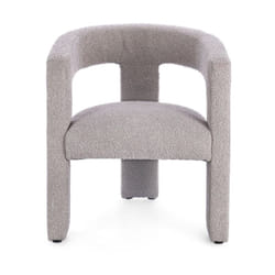Sedia Con Bracciolo Arabella Grigio Perla