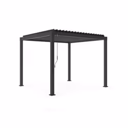 Pergola Garda prodotta dal brand Bizzotto. Questa pergola autoportante è realizzata in acciaio zincato verniciato a polvere d ...