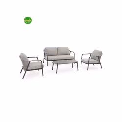 Set salotto Miravet di colore antracite/khaki prodotto dal brand Bizzotto. Lasciati conquistare dall'eleganza senza tempo del ...