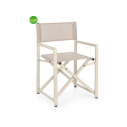 Sedia Pieghevole Taylor Whisper in Alluminio con Seduta e Schienale in Textilene