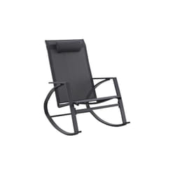 Poltrona Dondolo c-p Demid New Antr-Antja18 con Struttura in Acciaio