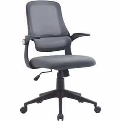 Questa sedia da ufficio è progettata per offrire comfort e funzionalità. La base è realizzata in robusto nylon con ruote in n ...