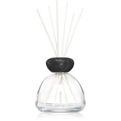 Millefiori Air Design Marble Glass Clear Black Cap