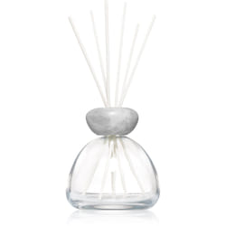 Millefiori Air Design Marble Glass Clear Grey Cap
