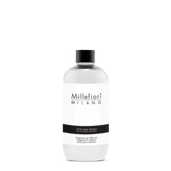 Millefiori White Paper Flowers Bottiglia