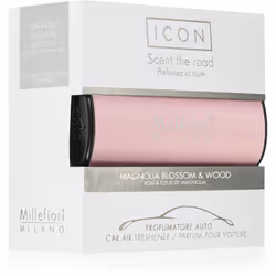 Il deodorante per auto Millefiori Icon Magnolia Blossom & Wood rende i tuoi viaggi un'esperienza indimenticabile. Rende accog ...