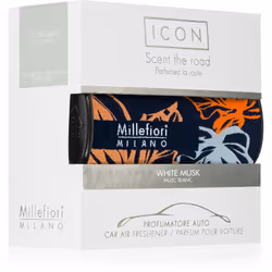 Il deodorante per auto Millefiori Icon White Musk rende i tuoi viaggi un'esperienza indimenticabile. Rende accoglienti gli in ...