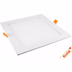 Pannello LED KODAK 18W Luce Naturale Incasso Quadrato Faretto Slim 88076-EU-4000 Pannello ultra slim ad incasso forma rotonda ...