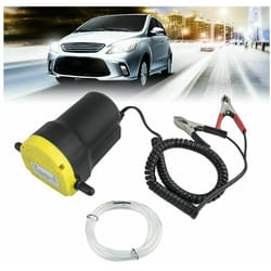BES - Kit Pompa Aspirazione Estrazione Olio Motore Auto 12V Olio Gasolio Diesel