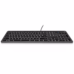 Ewent EW3269, Cablato, USB, Tasto con meccanismo a forbici, QWERTY, LED, Nero