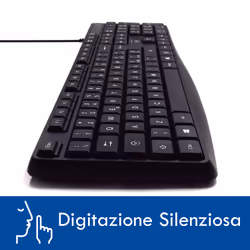 Ewent EW3000 tastiera Ufficio USB QWERTY Italiano Nero