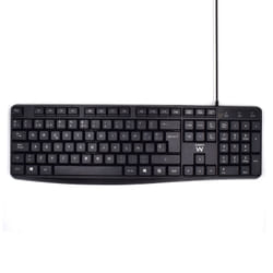 Ewent EW3001 tastiera Ufficio USB QWERTY Spagnolo Nero