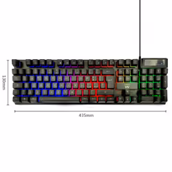 Ewent PL3317 tastiera Gaming USB QWERTY Italiano Nero
