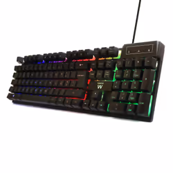 Ewent PL3319 tastiera Gaming USB QWERTY Portoghese Nero