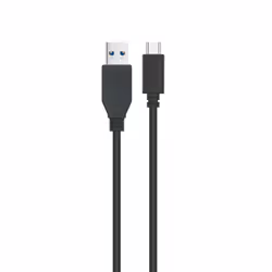 Ewent EC1055, 1 m, USB A, USB C, USB 3.2 Gen 1 (3.1 Gen 1), 5 Gbit/s, Nero