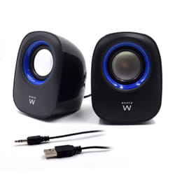 Ewent EW3501 altoparlante 2-vie Nero Cablato 5 W