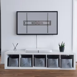 Ewent EW1504 Supporto TV a parete 2,54 m (100") Nero - Vista aggiuntiva 4