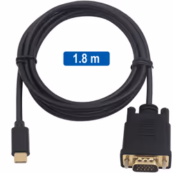 Ewent EC1052 cavo e adattatore video 1,8 m USB tipo-C VGA (D-Sub)