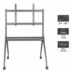 Ewent EW1542 Supporto per display espositivi 86" Nero - Vista aggiuntiva 4