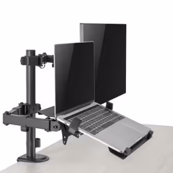 Ewent EW1519 supporto per laptop Braccio per computer portatile e monitor Nero 39,6 cm (15.6") - Vista aggiuntiva 6