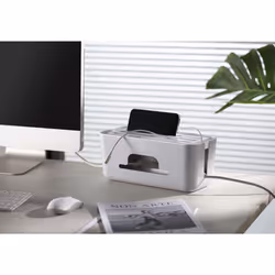 Ewent EW1569 organizer per cavi Universale Scatola portacavi Bianco 1 pz - Vista aggiuntiva 6