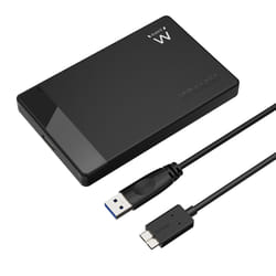 Ewent EW7049 contenitore di unità di archiviazione Box esterno HDD/SSD Nero 2.5"