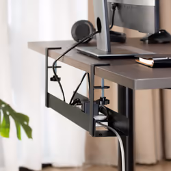 Ewent EW1548 organizer per cavi Scrivania Pannello passacavi Nero 1 pz - Vista aggiuntiva 7