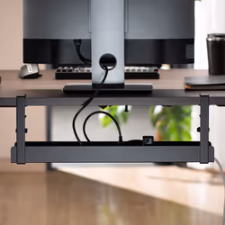 Ewent EW1548 organizer per cavi Scrivania Pannello passacavi Nero 1 pz - Vista aggiuntiva 8