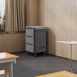 Ewent EW1700 portable device management cart& cabinet Carrello per la gestione dei dispositivi portatili Nero, Grigio