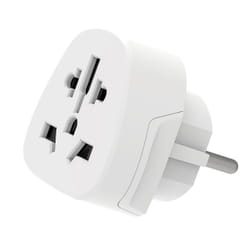 Ewent EW1480 adattatore per presa di corrente Universale Bianco