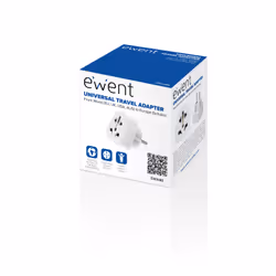 Ewent EW1480 adattatore per presa di corrente Universale Bianco