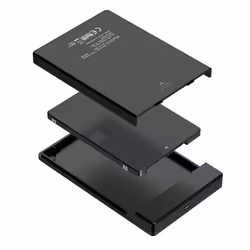 Ewent EW7073 contenitore di unità di archiviazione Box esterno HDD/SSD Nero 2.5"