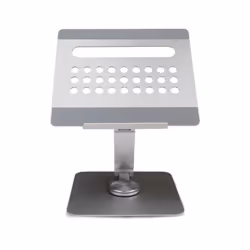 Ewent EW1269, Supporto per computer portatile, Grigio, Argento, Alluminio, Silicone, 25,4 cm (10"), 43,2 cm (17"), 360°