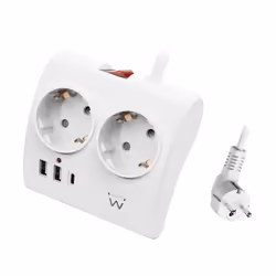 Ewent EW3870, 1,5 m, Interno, Tipo F, Tipo F, Ad angolo, 1 mm²