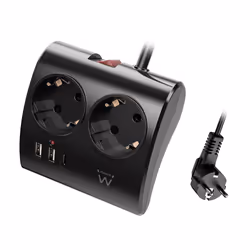 Ewent EW3871, 1,5 m, Interno, Tipo F, Tipo F, Ad angolo, 1 mm²