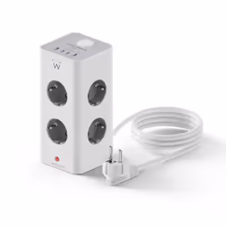 Ewent EW3864, 2 m, Interno, Tipo F, Type F (CEE 7/7), Ad angolo, 1,5 mm²