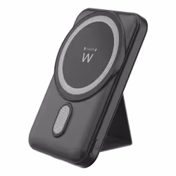Ewent Power Bank MagSafe 10000mAh PD 22.5W, 10000 mAh, Polimeri di litio (LiPo), Carica wireless, 22,5 W, Nero