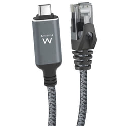Ewent EC2000 cavo di rete Nero, Grigio 1 m Cat6
