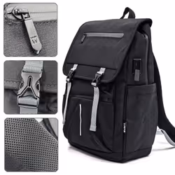 Ewent EW2537 borsa per laptop 40,9 cm (16.1") Zaino Nero - Vista aggiuntiva 5