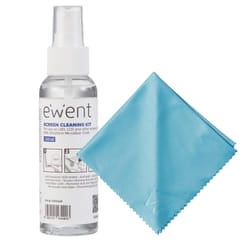 Ewent EW5668 kit per la pulizia Schermi/Plastiche, Universale Kit di pulizia dell'apparecchiatura 100 ml