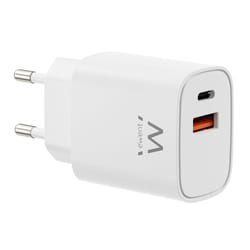 Ewent EW1326 Caricabatterie per dispositivi mobili Universale Bianco AC Ricarica rapida Interno