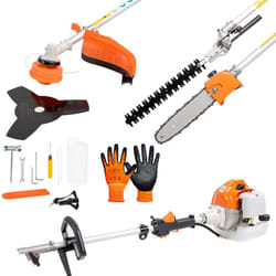 AMC - Decespugliatore a scoppio 4 in 1 tagliasiepi troncarami e motosega 52cc 2 tempi